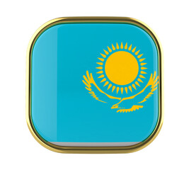 kazakhstan Flag icon 3D