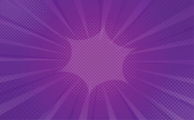 Purple Comic Background for Additional Design
