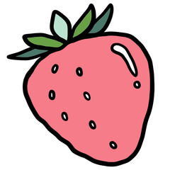 cartoon strawberry