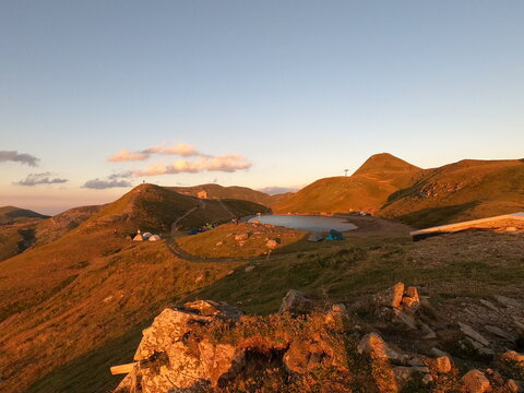 Tramonto sugli appennini