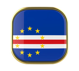 Cape Verde Flag icon 3D