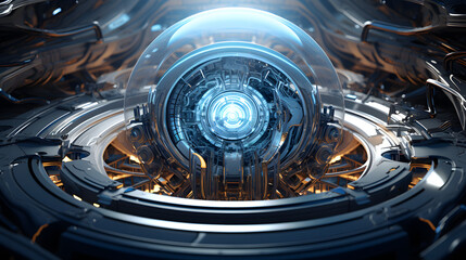 sci-fi portal to another world	
