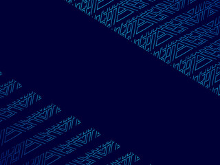 Premium background design with diagonal dark blue stripes pattern. Vector horizontal template for digital lux business banner, contemporary formal invitation, luxury voucher, prestigious gift certific