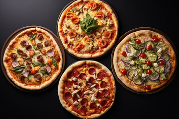 Fototapeta na wymiar Fresh Homemade Italian Pizza