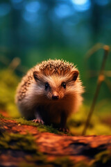 Hedgehog, Wildlife Photography, Generative AI
