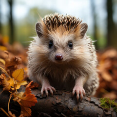 Hedgehog, Wildlife Photography, Generative AI