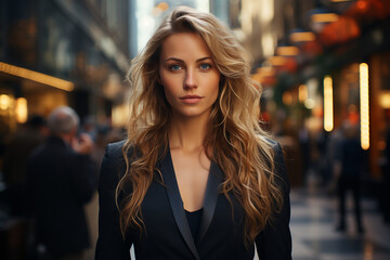 Fototapeta premium business woman