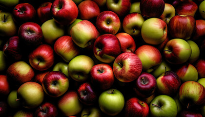 Apple Background,red apples in the market