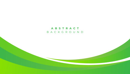 Abstract green wavy business background. Vector illustration