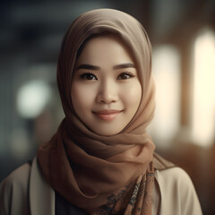 Girl in hijab GENERATIVE AI