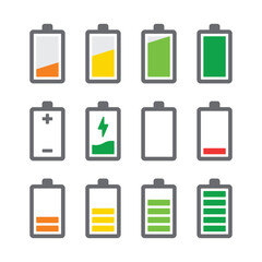 Battery Icons Set