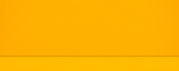 Background Yellow Studio Room 3d, Orange Color Gradient Empty Table Product Summer Cosmetic,...