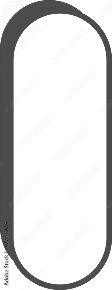 Poster abstract geometric element for design. neobrutalism graphic shape. minimal groovy y2k retro ellipse 