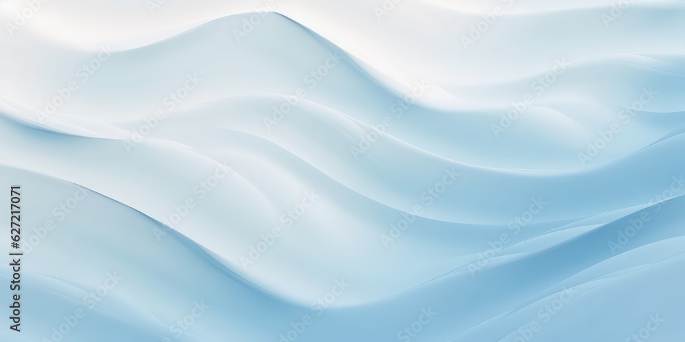 Poster light blue background abstract texture of wavy ripples with a gradient transition to white