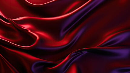 Flowing Elegance: Abstract Luxury Cloth and Liquid Wave with Grunge Silk Texture for Christmas Background. created with Generative AI