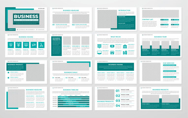 business presentation template editable vector design