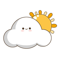 sun and cloud