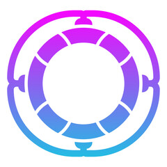 Naklejka premium Life buoy Icon