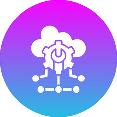 Cloud computing Icon