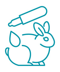 Obraz premium Not tested on animals, vegan and eco products