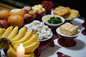 제사, 동양문화, 추모식, 조상, 제사상, 명절, 기일, 추모행사. 한국문화, 한국음식, 차례상