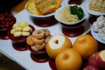 제사, 동양문화, 추모식, 조상, 제사상, 명절, 기일, 추모행사. 한국문화, 한국음식, 차례상