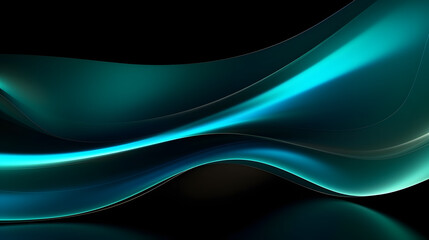 Obraz premium wavy lines flowing dynamic swirl abstract