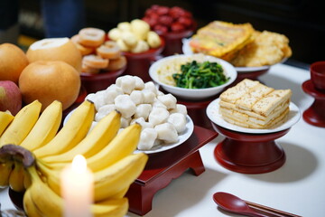 제사, 동양문화, 추모식, 조상, 제사상, 명절, 기일, 추모행사. 한국문화, 한국음식, 차례상