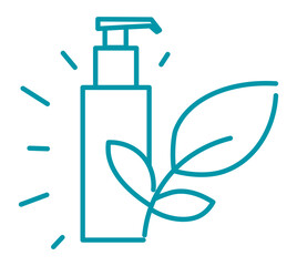 Cosmetics products, natural and organic vector