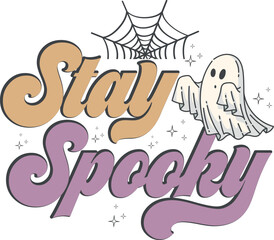 Retro Cute Halloween Sublimation Design Bundle