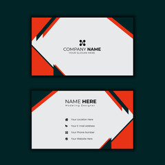 Corporate Elegance in Orange and White