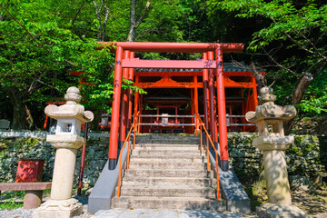 Obraz premium 和歌山市 紀三井寺 三社権現