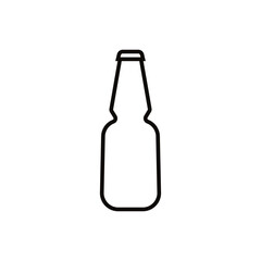 Bottle icon vector. Bottle for water illustration sign. Bottle of alcohol symbol or logo.