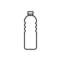 Bottle icon vector. Bottle for water illustration sign. Bottle of alcohol symbol or logo.