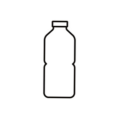 Bottle icon vector. Bottle for water illustration sign. Bottle of alcohol symbol or logo.
