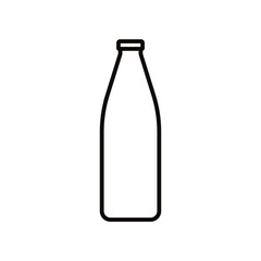 Bottle icon vector. Bottle for water illustration sign. Bottle of alcohol symbol or logo.