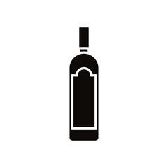 Bottle icon vector. Bottle for water illustration sign. Bottle of alcohol symbol or logo.