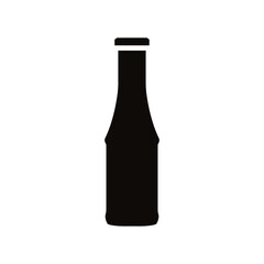 Bottle icon vector. Bottle for water illustration sign. Bottle of alcohol symbol or logo.