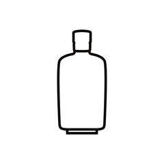 Bottle icon vector. Bottle for water illustration sign. Bottle of alcohol symbol or logo.