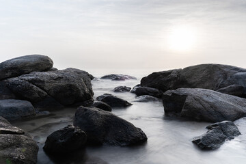 Morning Serenity with Rocky Embrace