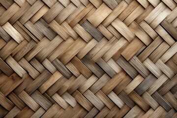wooden mesh fence background, AI Generated