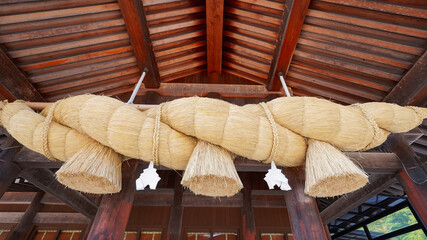 縁結びの神・福の神として名高い出雲大社（島根県出雲市）