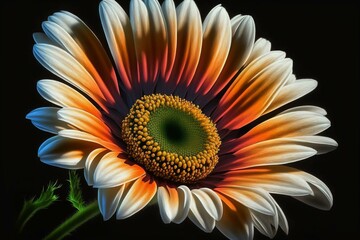 Vibrant daisy. Generative AI