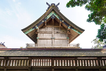縁結びの神・福の神として名高い出雲大社（島根県出雲市）