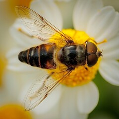 fly on a flower