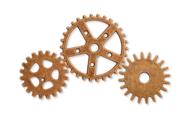 gearwheels work together in teamwork