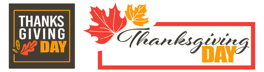 Obraz premium Thanksgiving day holiday celebration in november