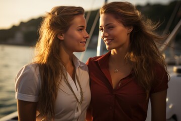 young lesbian gay women showing the diversity among young people