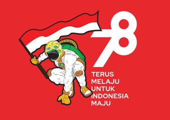 17 agustus template background for indonesia independence day