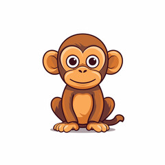Fototapeta premium Monkey vector illustration